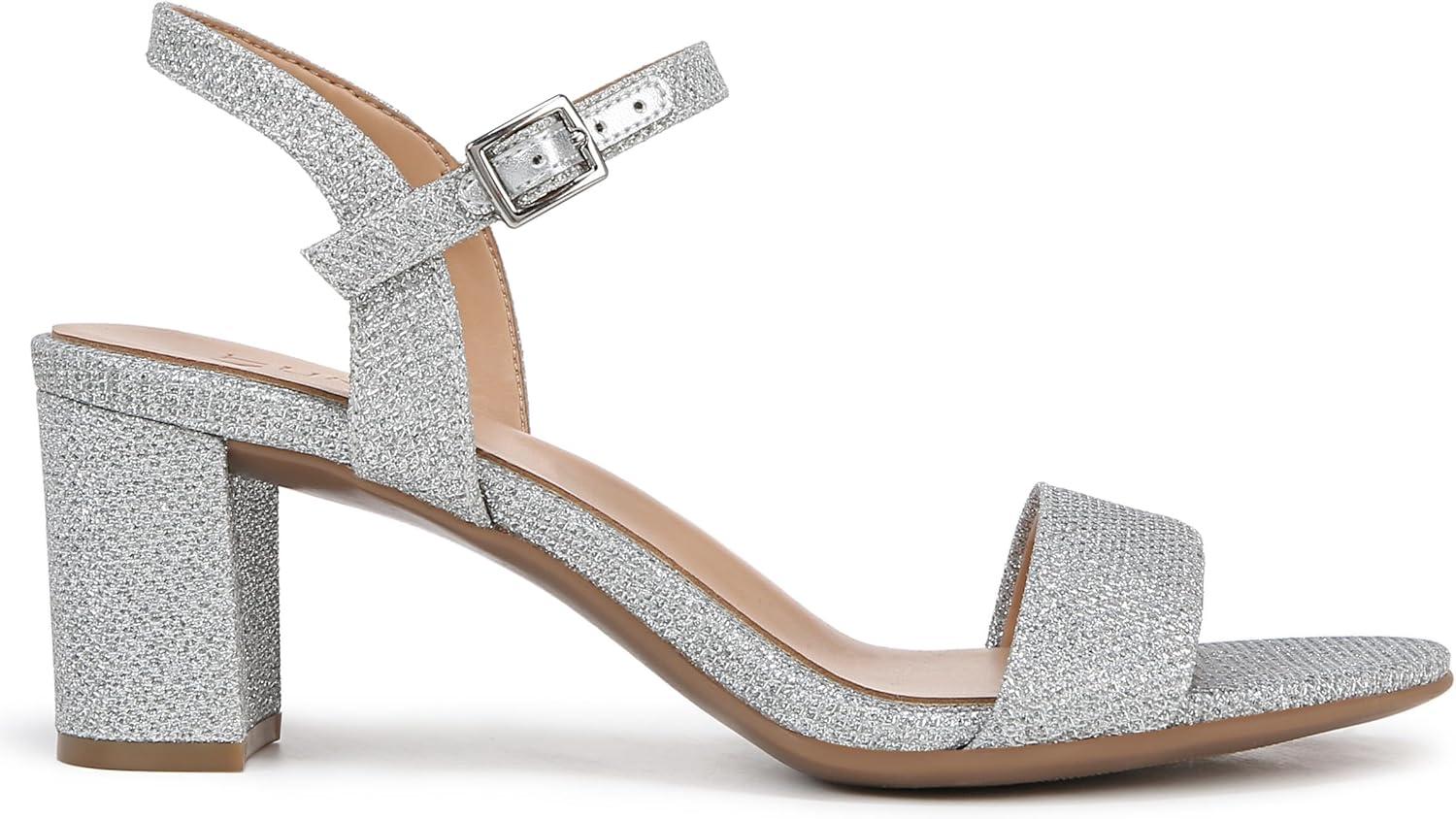 imageNaturalizer Womens Bristol Heeled SandalSilver Metallic Fabric