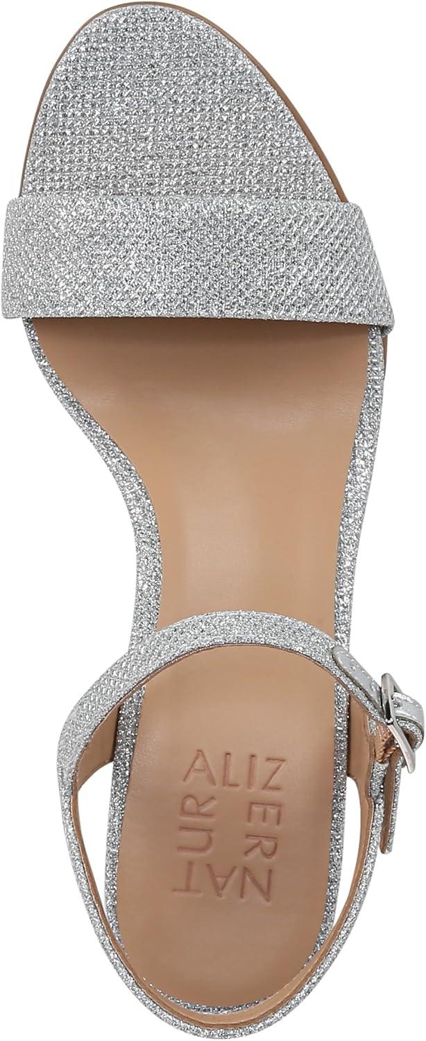 imageNaturalizer Womens Bristol Heeled SandalSilver Metallic Fabric