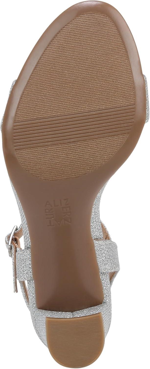 imageNaturalizer Womens Bristol Heeled SandalSilver Metallic Fabric