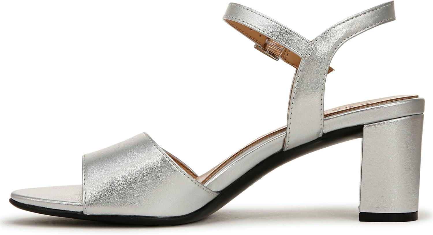 imageNaturalizer Womens Bristol Heeled SandalSilver With Ornament