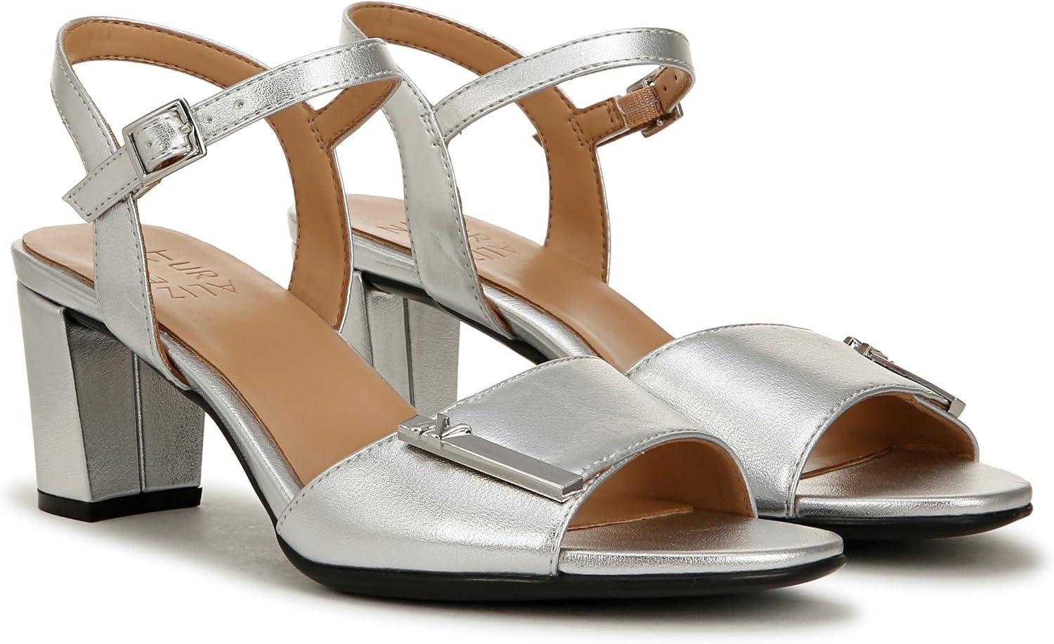 imageNaturalizer Womens Bristol Heeled SandalSilver With Ornament