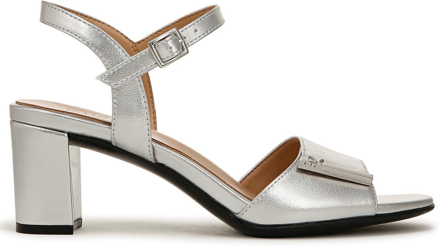 imageNaturalizer Womens Bristol Heeled SandalSilver With Ornament
