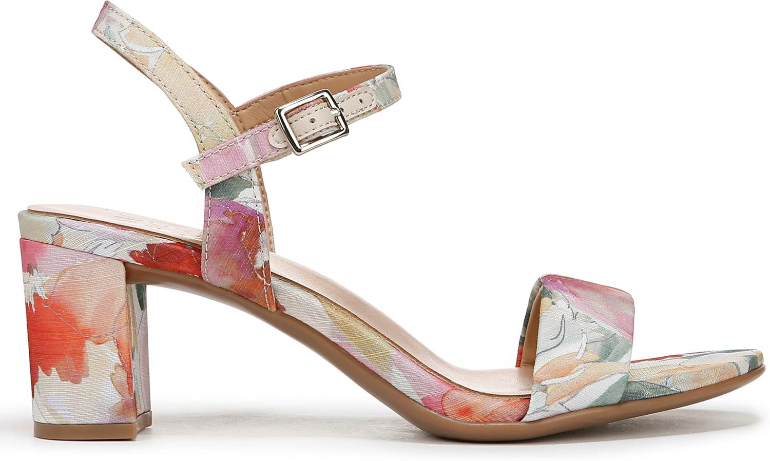 imageNaturalizer Womens Bristol Heeled SandalSunlight Yellow Floral Fabric