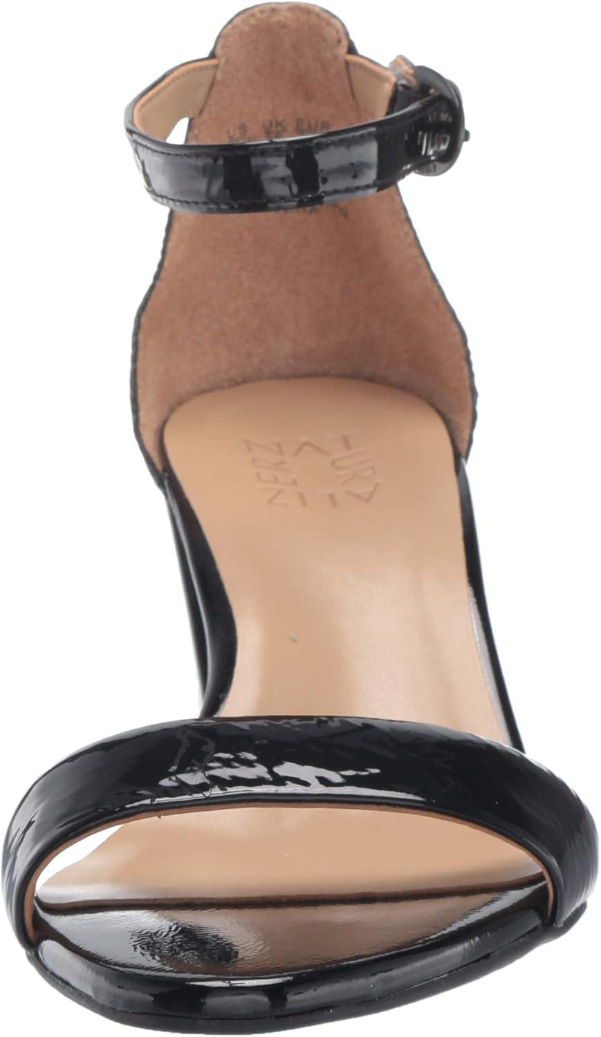 imageNaturalizer Womens Vera Ankle Strap Block Heel Dress SandalBlack