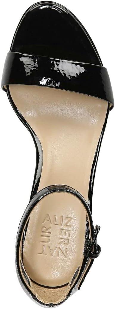 imageNaturalizer Womens Vera Ankle Strap Block Heel Dress SandalBlack Patent