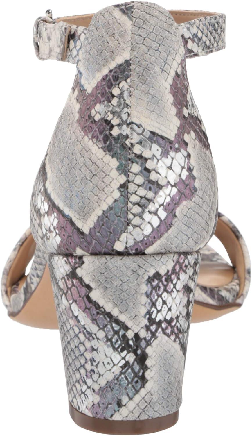 imageNaturalizer Womens Vera Ankle Strap Block Heel Dress SandalBlue Snake