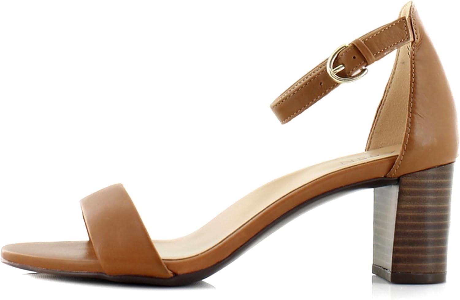 imageNaturalizer Womens Vera Ankle Strap Block Heel Dress SandalCider Spice Brown