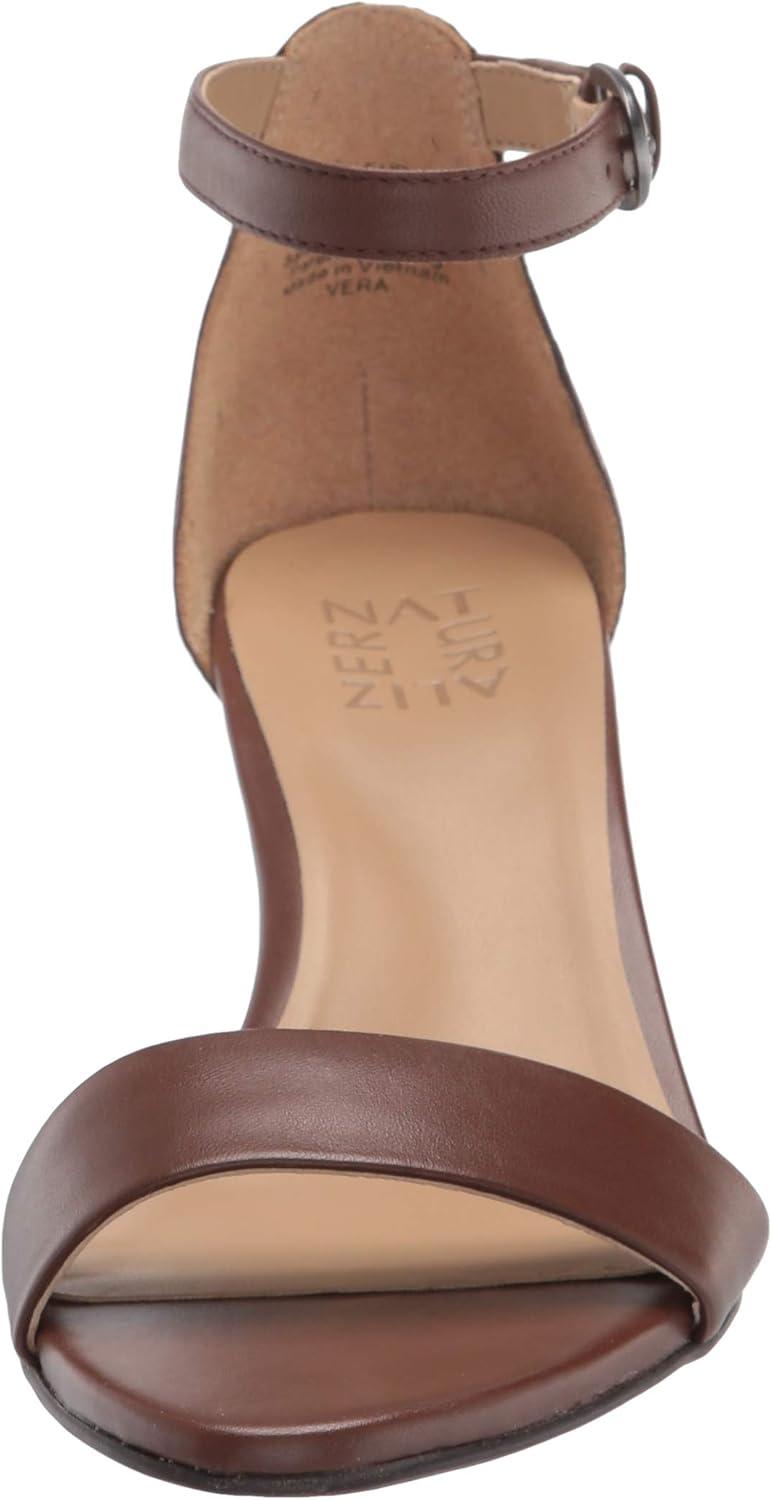 imageNaturalizer Womens Vera Ankle Strap Block Heel Dress SandalCocoa