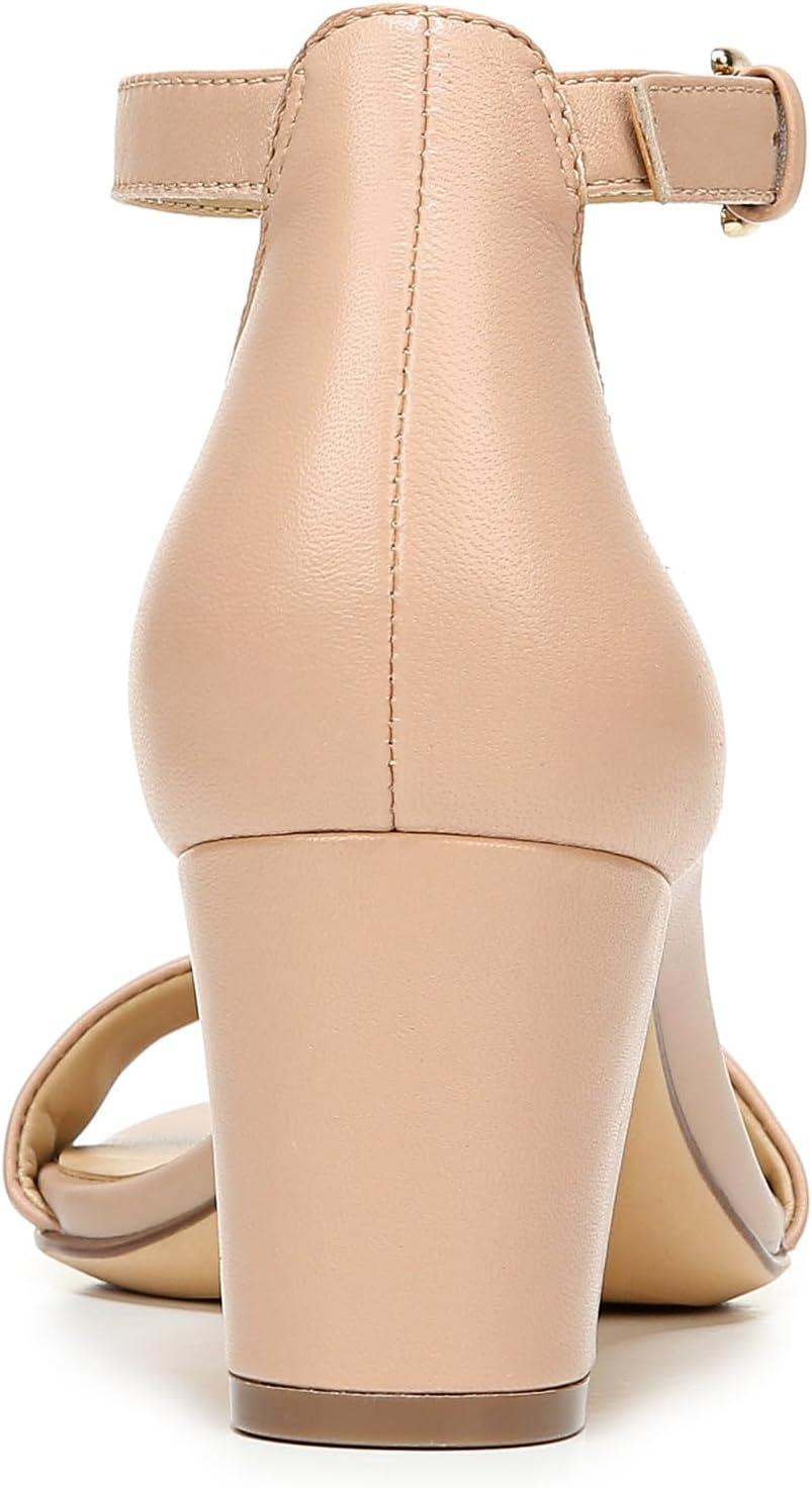 imageNaturalizer Womens Vera Ankle Strap Block Heel Dress SandalCrme Brulee