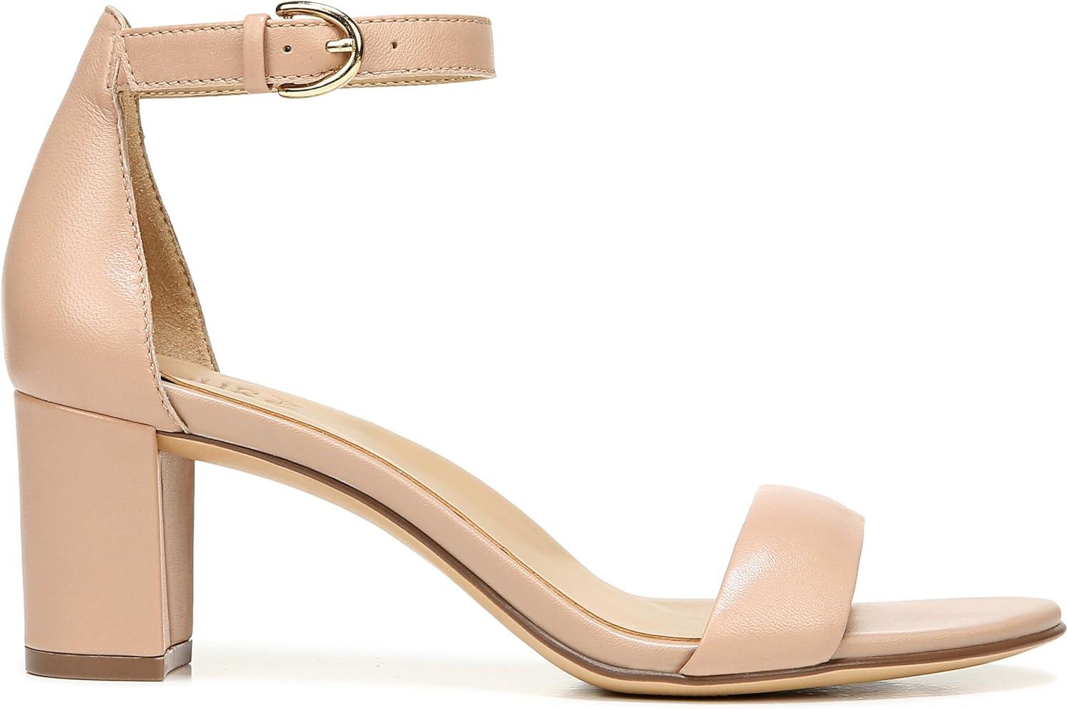 imageNaturalizer Womens Vera Ankle Strap Block Heel Dress SandalCrme Brulee
