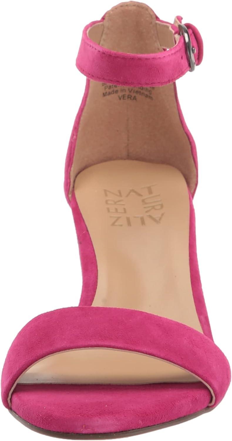 imageNaturalizer Womens Vera Ankle Strap Block Heel Dress SandalCrushed Berry