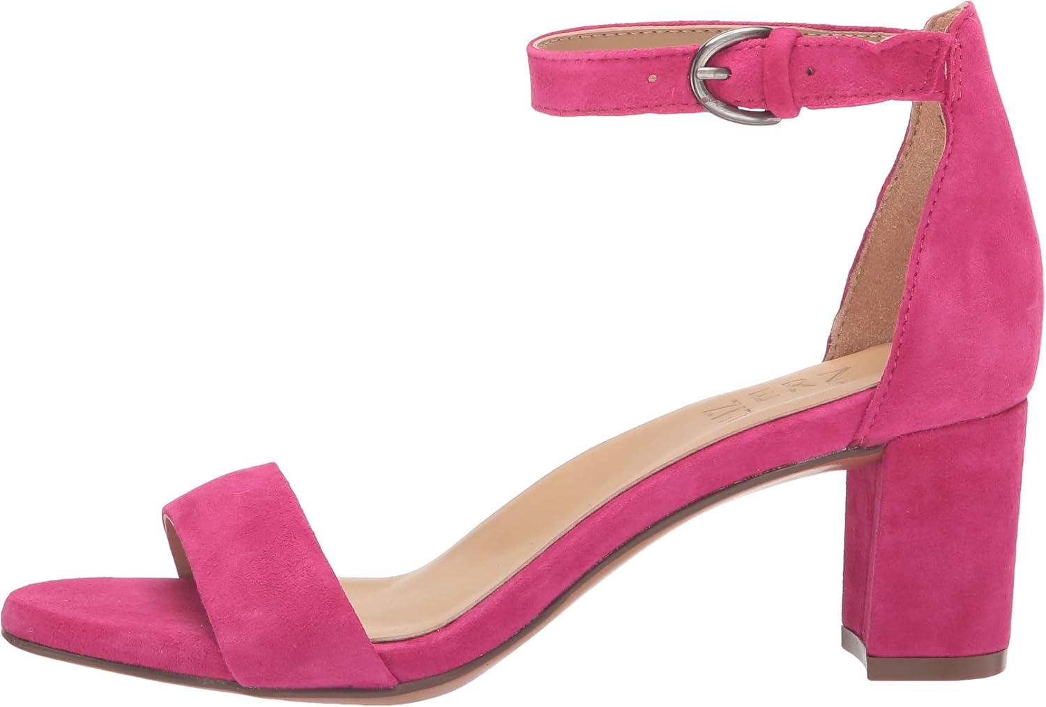imageNaturalizer Womens Vera Ankle Strap Block Heel Dress SandalCrushed Berry
