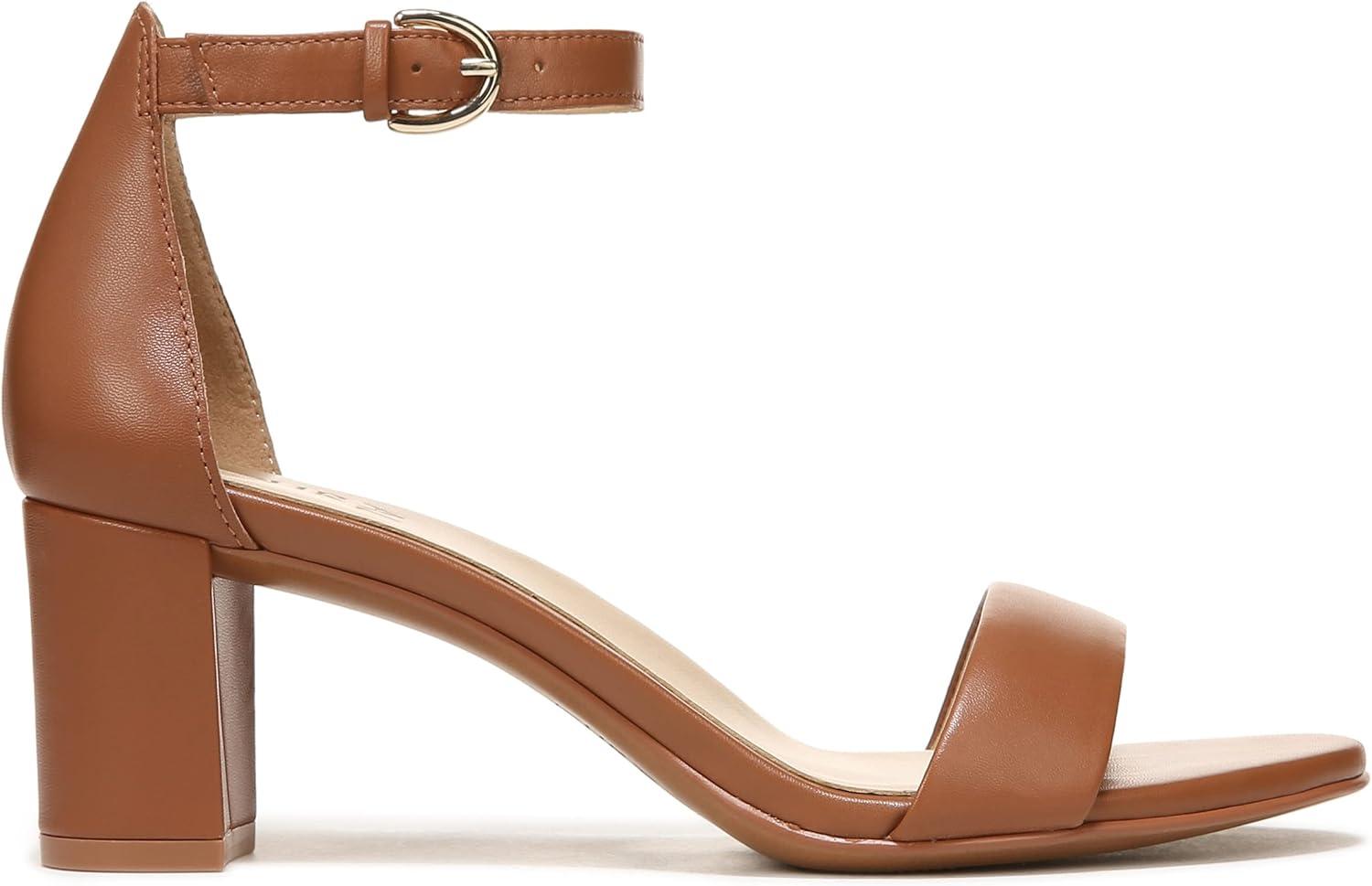 imageNaturalizer Womens Vera Ankle Strap Block Heel Dress SandalEnglish Tea