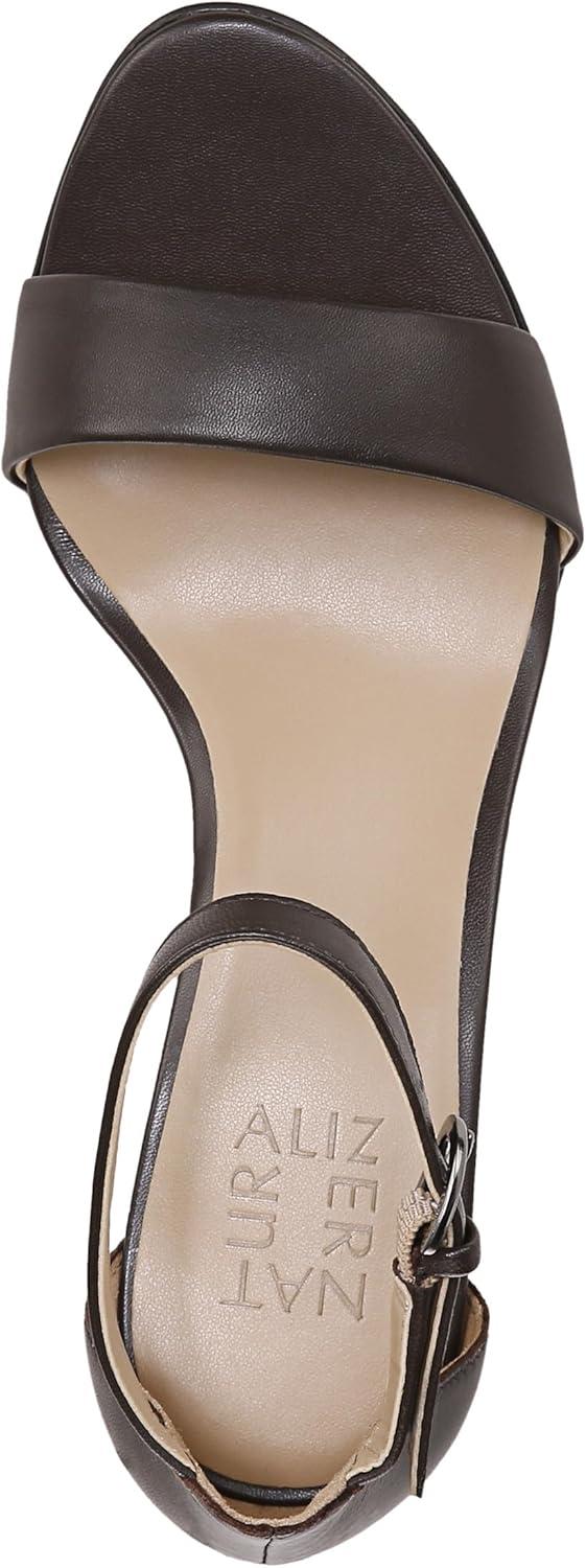 imageNaturalizer Womens Vera Ankle Strap Block Heel Dress SandalEspresso