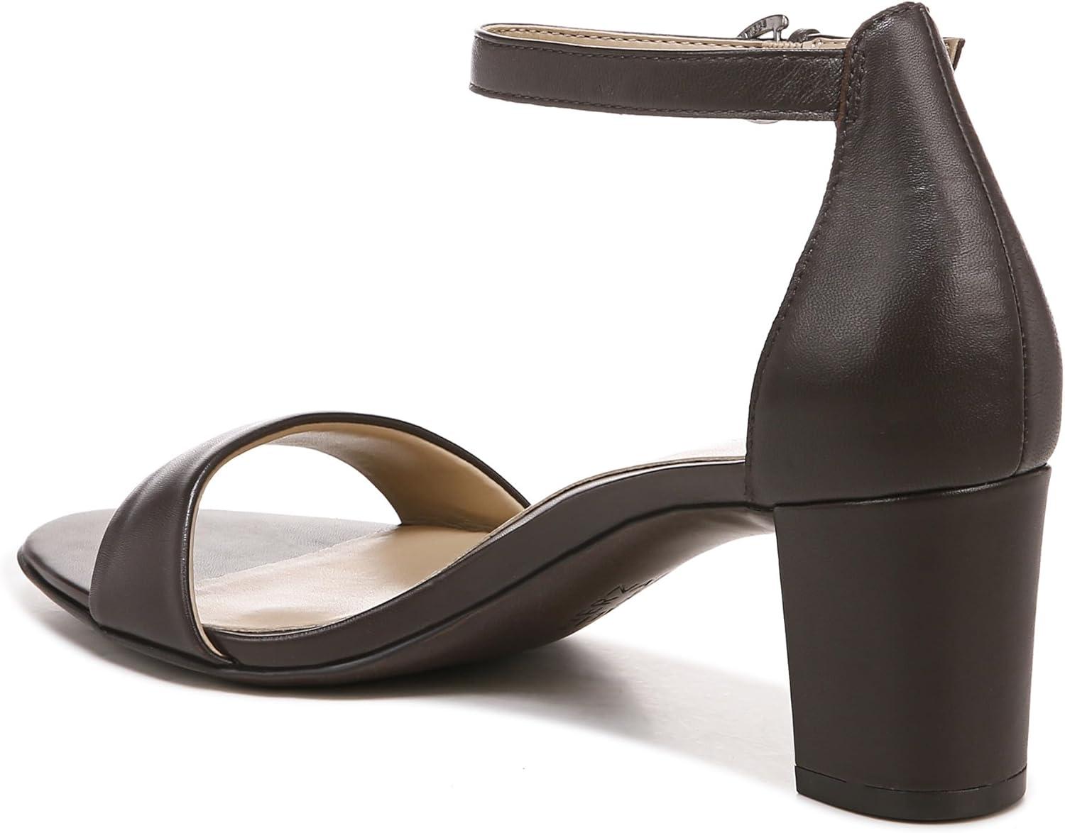 imageNaturalizer Womens Vera Ankle Strap Block Heel Dress SandalEspresso