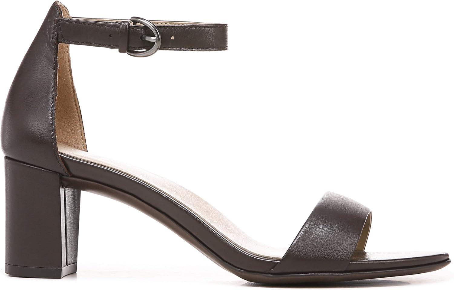 imageNaturalizer Womens Vera Ankle Strap Block Heel Dress SandalEspresso