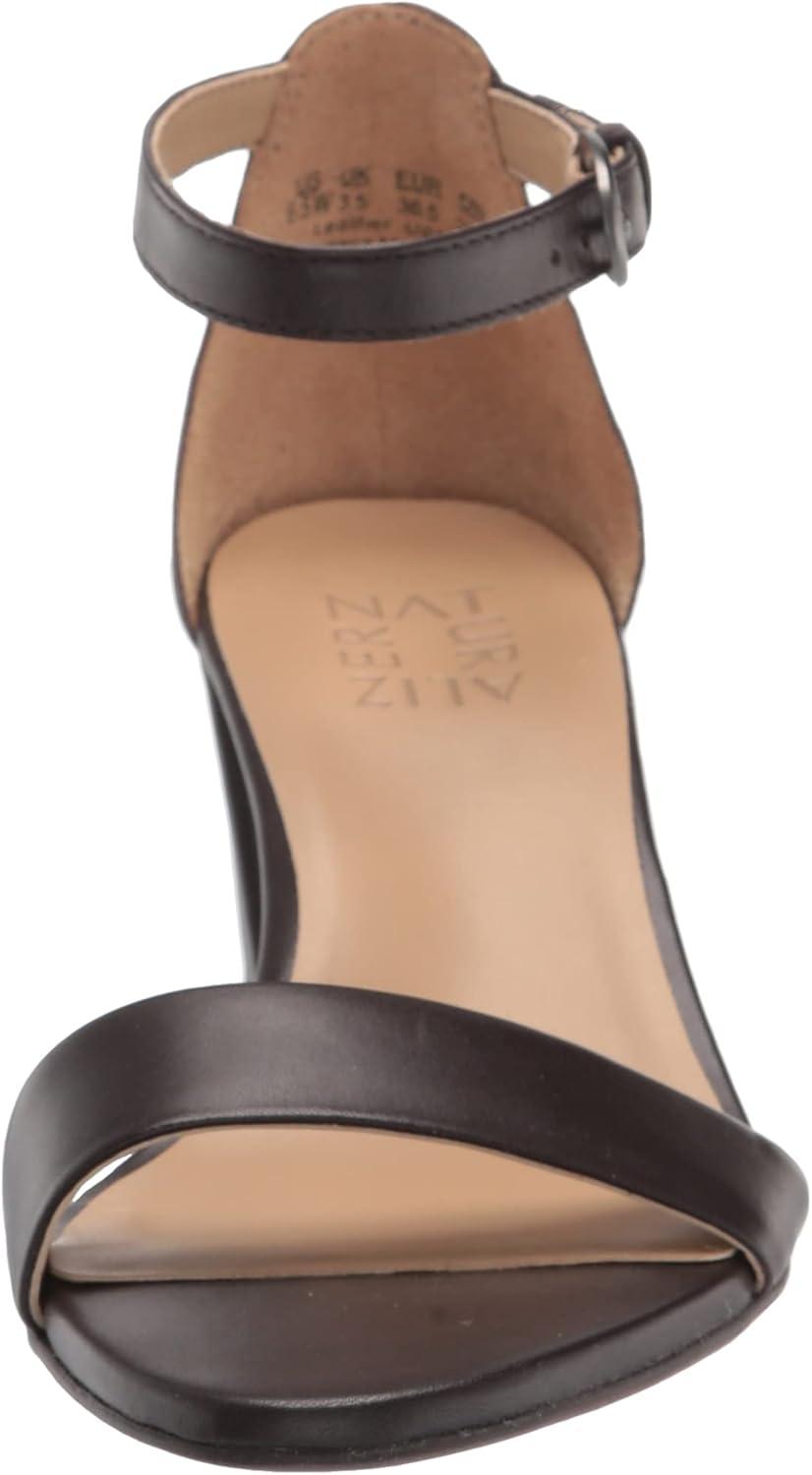 imageNaturalizer Womens Vera Ankle Strap Block Heel Dress SandalForest Brown