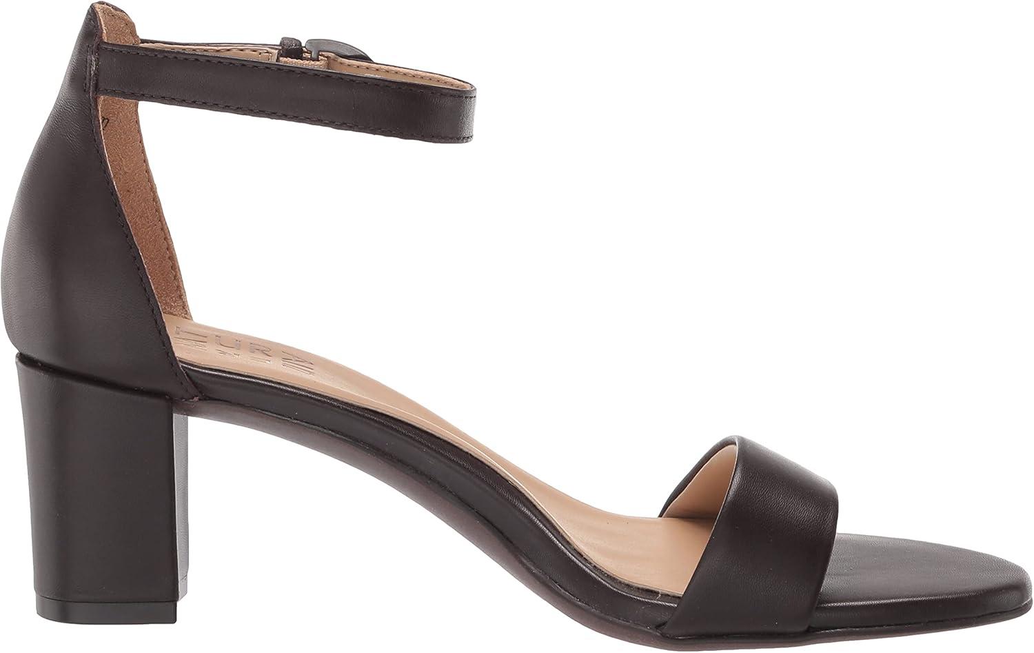 imageNaturalizer Womens Vera Ankle Strap Block Heel Dress SandalForest Brown