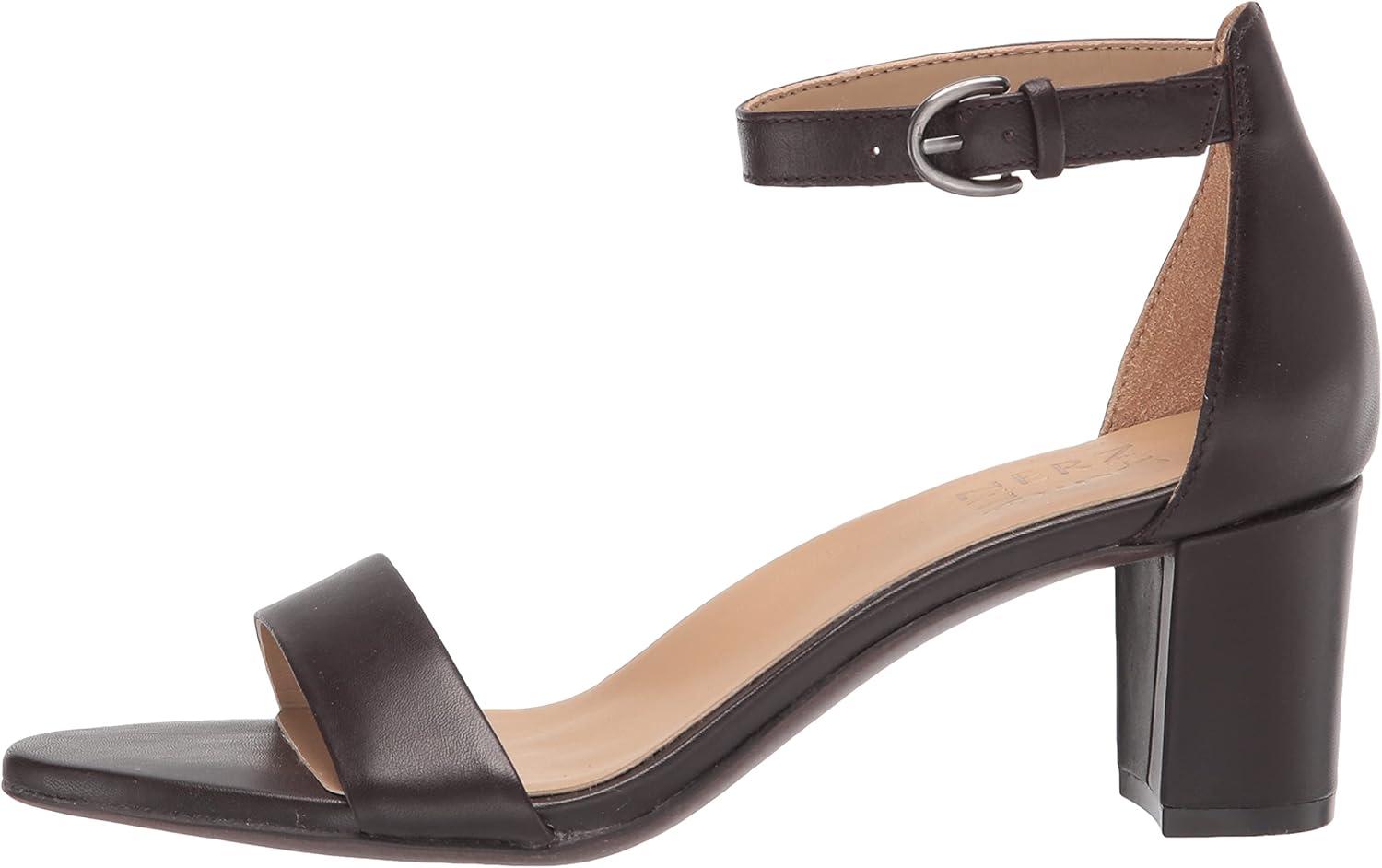 imageNaturalizer Womens Vera Ankle Strap Block Heel Dress SandalForest Brown