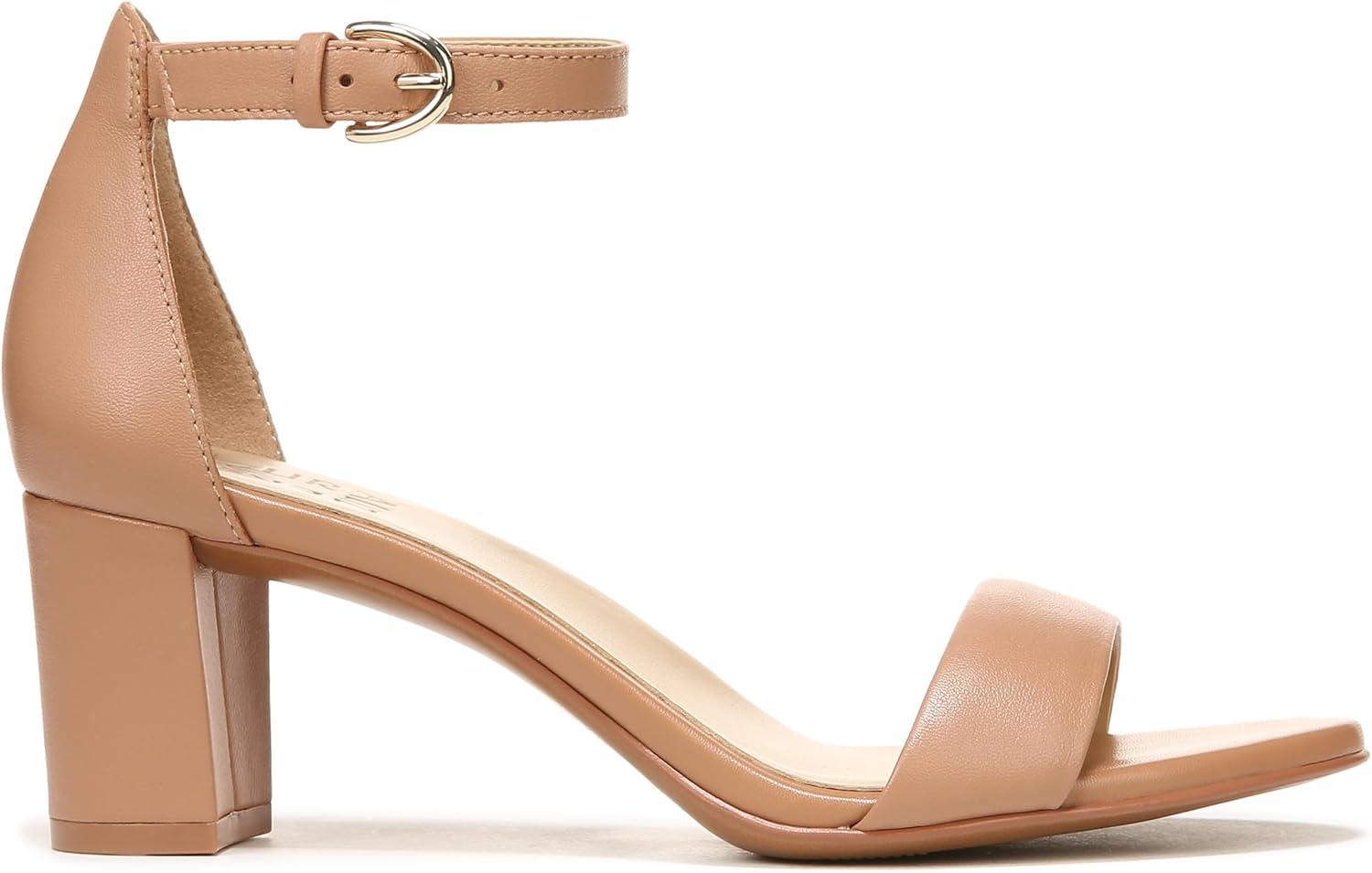 imageNaturalizer Womens Vera Ankle Strap Block Heel Dress SandalFrappe