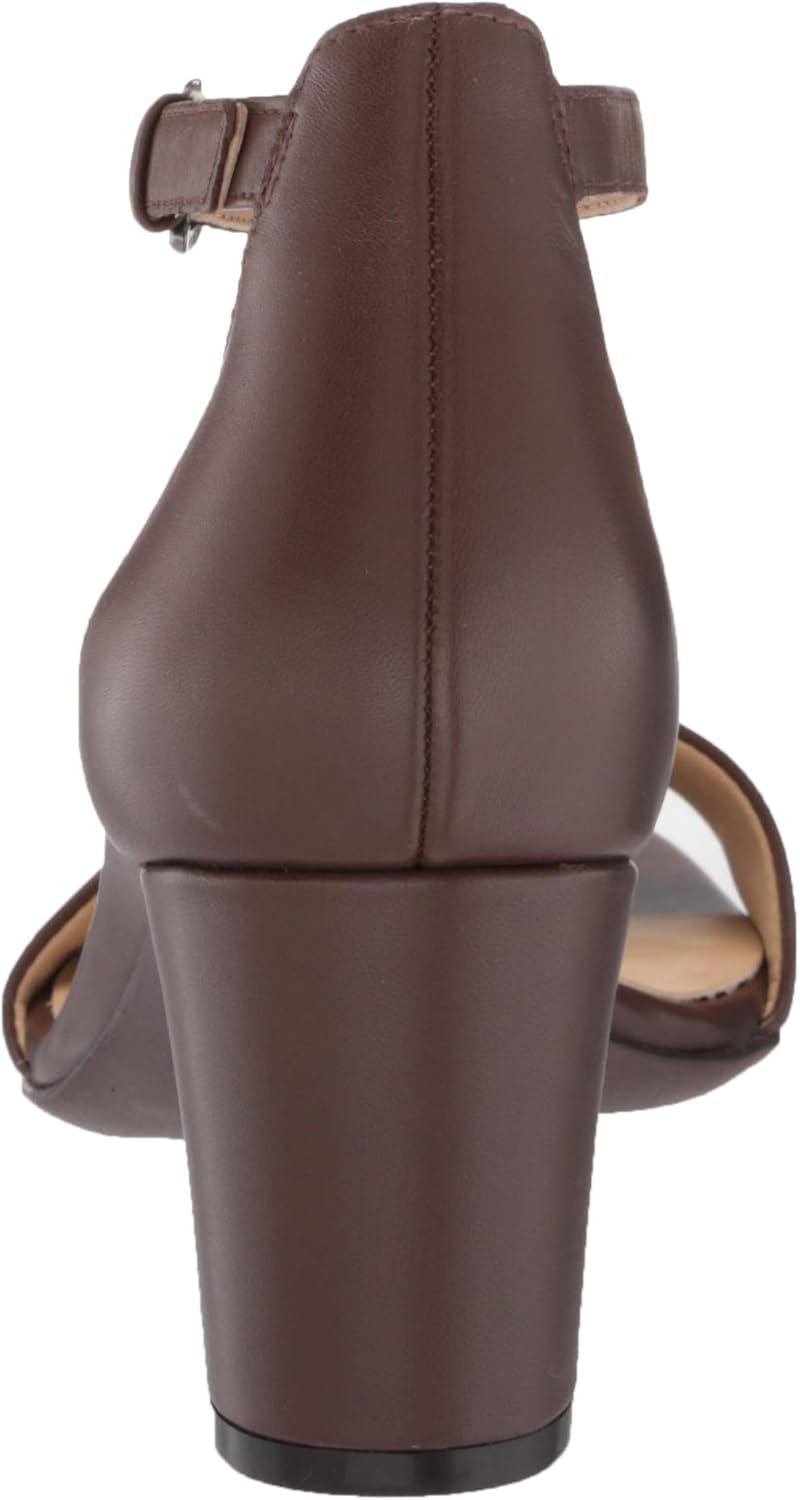 imageNaturalizer Womens Vera Ankle Strap Block Heel Dress SandalMocha