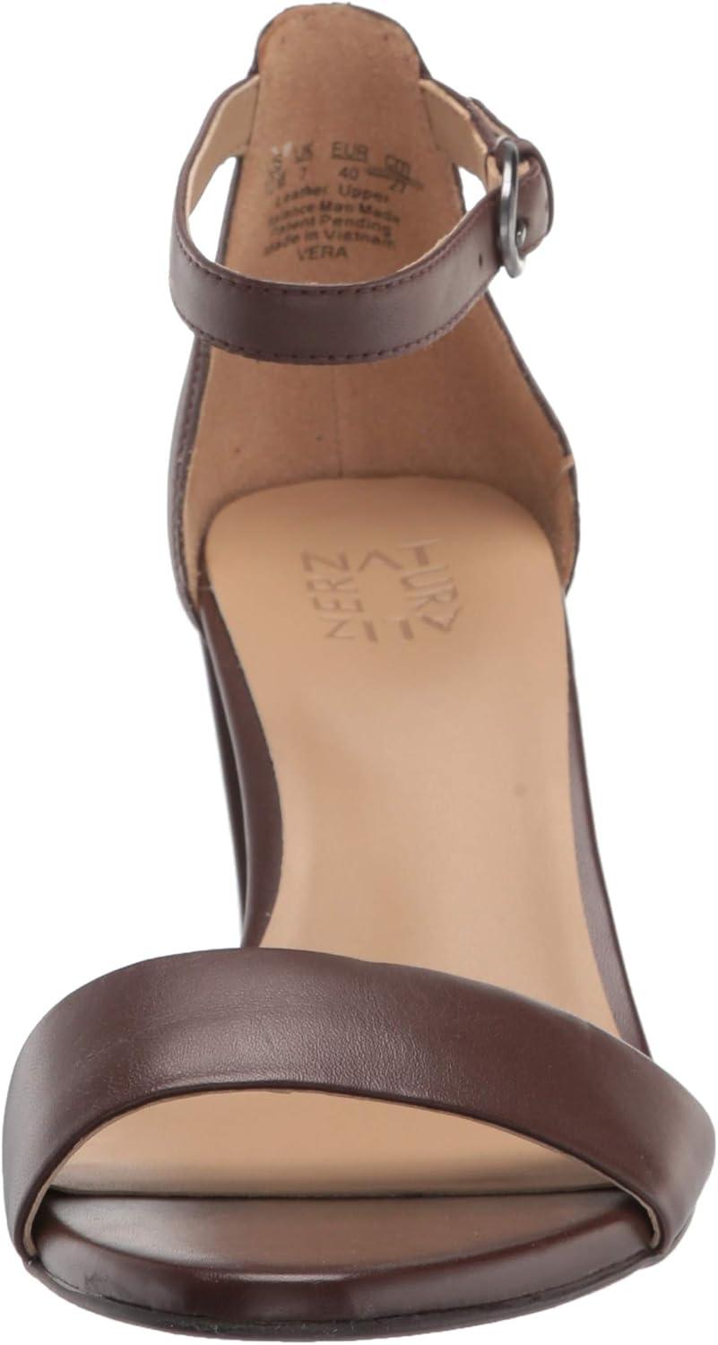 imageNaturalizer Womens Vera Ankle Strap Block Heel Dress SandalMocha