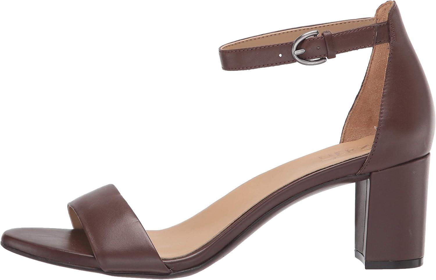 imageNaturalizer Womens Vera Ankle Strap Block Heel Dress SandalMocha