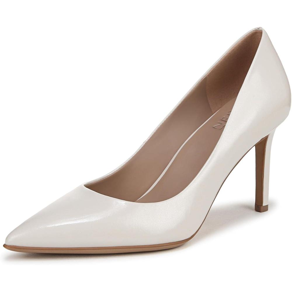 imageNaturalizer Womens Anna Pointed Toe High Heel PumpWarm White Glazed