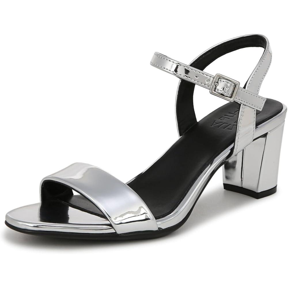 imageNaturalizer Womens Bristol Heeled SandalSilver Mirror Metallic