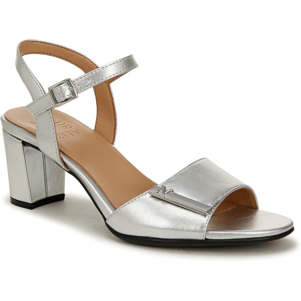 imageNaturalizer Womens Bristol Heeled SandalSilver With Ornament