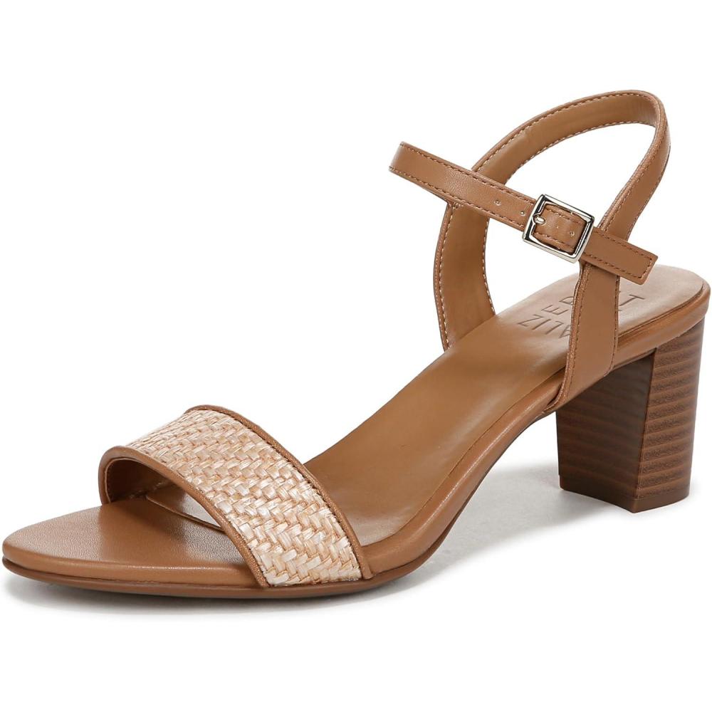 imageNaturalizer Womens Bristol Heeled SandalTan RaffiaBrown