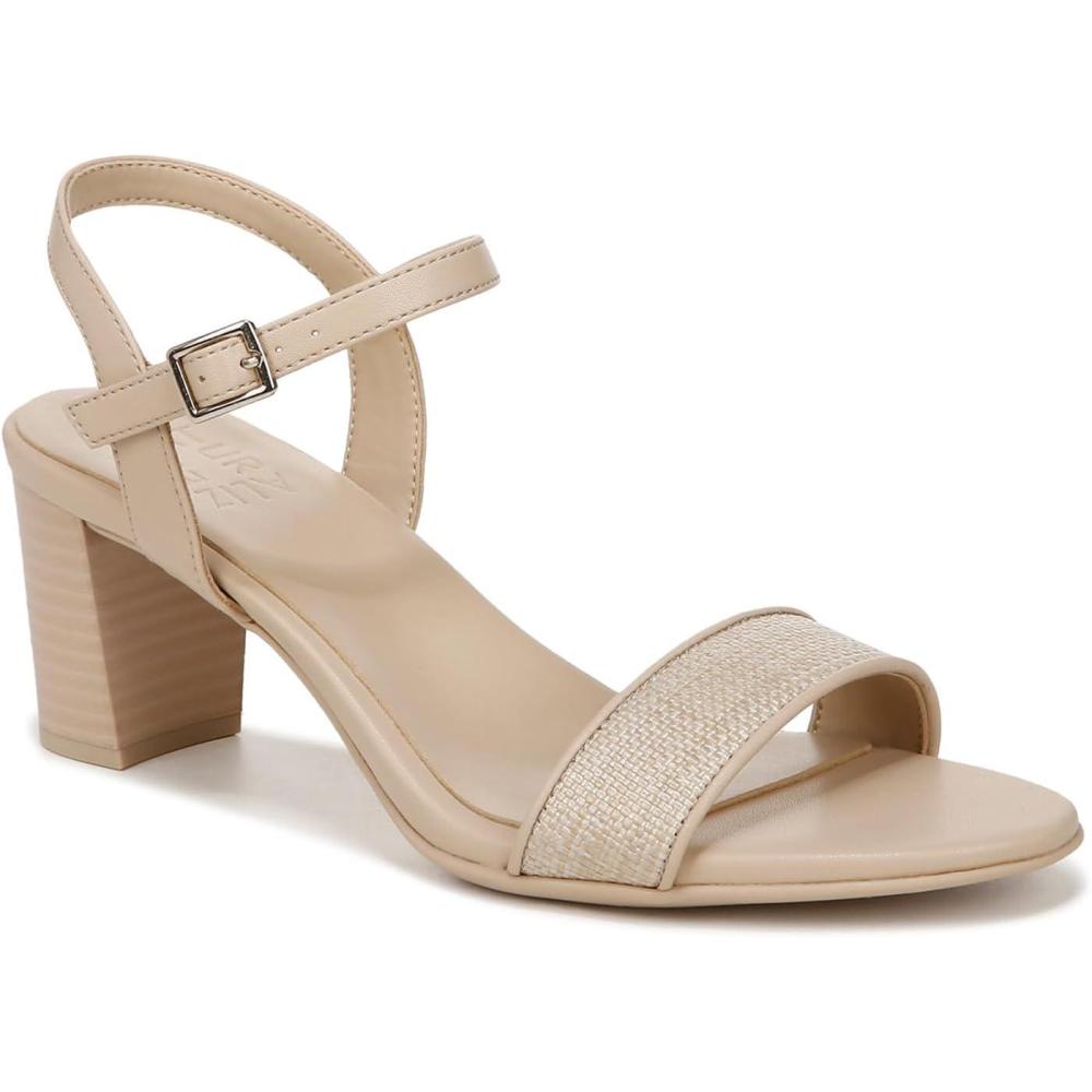 imageNaturalizer Womens Bristol Heeled SandalTan Straw Raffia