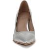 imageNaturalizer Womens Anna Pointed Toe High Heel PumpSilver Metallic Snake