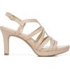 imageNaturalizer Womens Baylor Strappy High Heel SandalBarely Nude