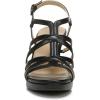 imageNaturalizer Womens Baylor Strappy High Heel SandalBlack Smooth
