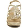 imageNaturalizer Womens Baylor Strappy High Heel SandalGold Glitter