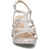 imageNaturalizer Womens Baylor Strappy High Heel SandalSilver Glitter