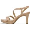 imageNaturalizer Womens Brenta Strappy Platform Dress SandalCrme Brulee