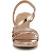 imageNaturalizer Womens Brenta Strappy Platform Dress SandalRose Gold Metallic