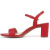 imageNaturalizer Womens Bristol Heeled SandalCrimson Red Smooth
