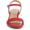 imageNaturalizer Womens Bristol Heeled SandalCrimson Red Smooth