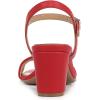 imageNaturalizer Womens Bristol Heeled SandalCrimson Red Smooth