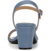 imageNaturalizer Womens Bristol Heeled SandalDenim Blue Metallic Twill