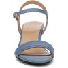 imageNaturalizer Womens Bristol Heeled SandalDenim Blue Metallic Twill