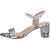 imageNaturalizer Womens Bristol Heeled SandalLight Blue Snake