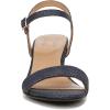 imageNaturalizer Womens Bristol Heeled SandalNavy Blue Textured Metallic