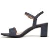 imageNaturalizer Womens Bristol Heeled SandalNavy Blue Textured Metallic