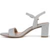 imageNaturalizer Womens Bristol Heeled SandalSilver Metallic Fabric