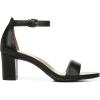 imageNaturalizer Womens Vera Ankle Strap Block Heel Dress SandalBlack Leather