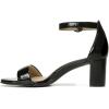 imageNaturalizer Womens Vera Ankle Strap Block Heel Dress SandalBlack Patent